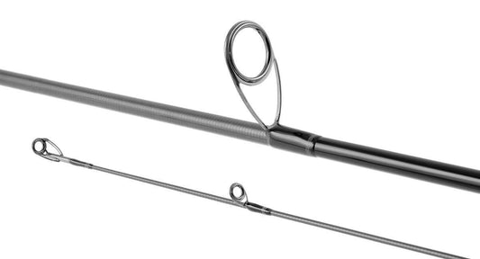 Rapture Seals Master canna da spinning con design reattivo e preciso, realizzata in carbonio ad alto modulo.