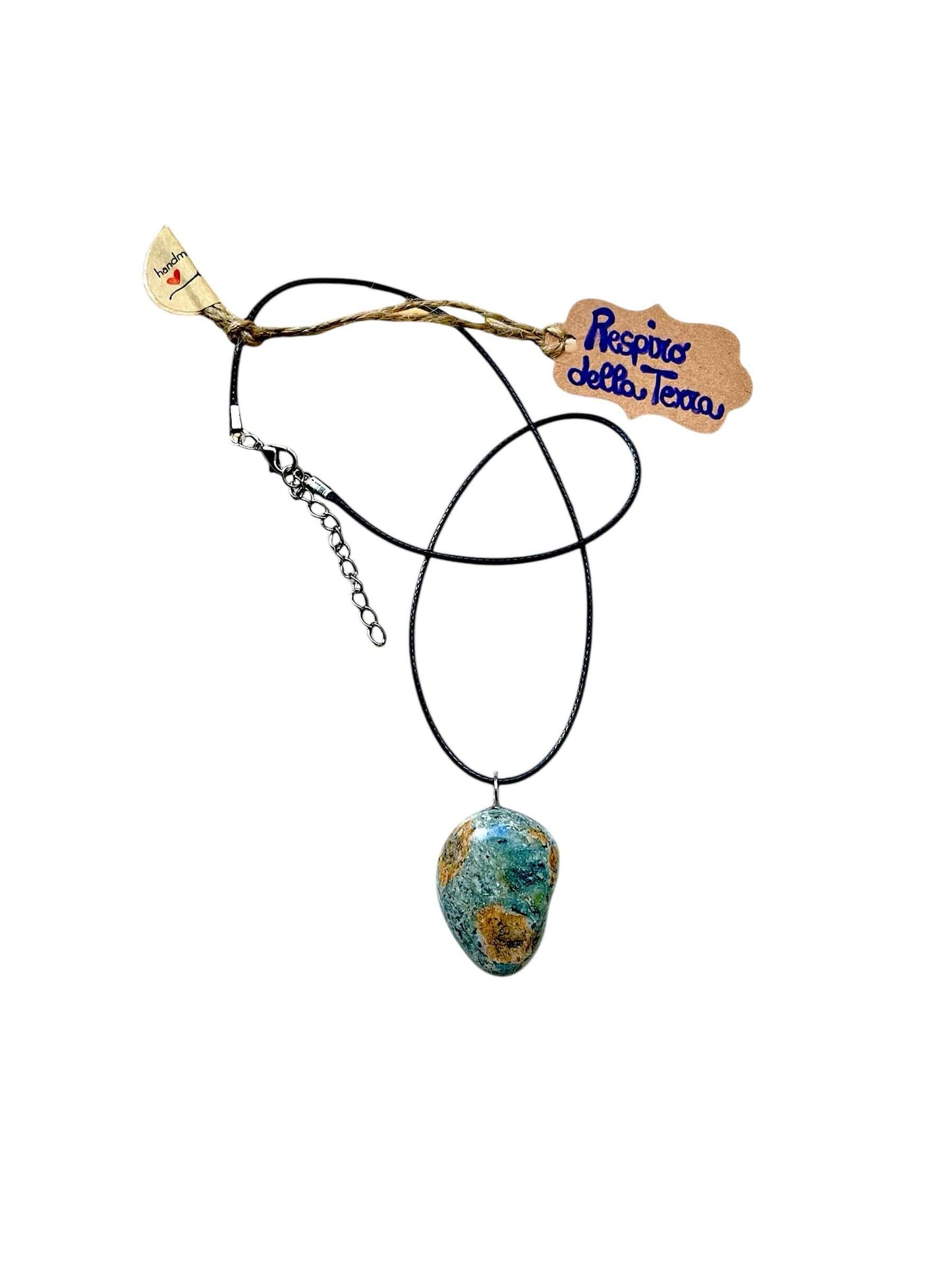 Collana Artigianale con Pietre Naturali dei Fiumi della Valsesia