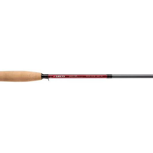 Greys Wing Streamflex Fly Rod with cork handle and sleek design for fly fishing.