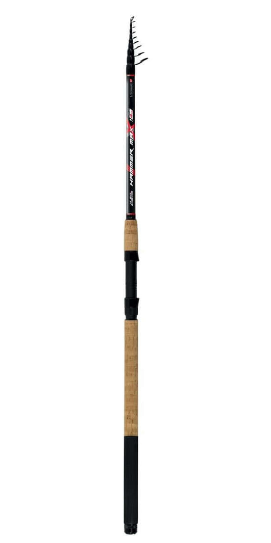 Colmic Hammer Max fishing rod designed for aggressive fishing in tough conditions, featuring high rigidity and extreme durability.