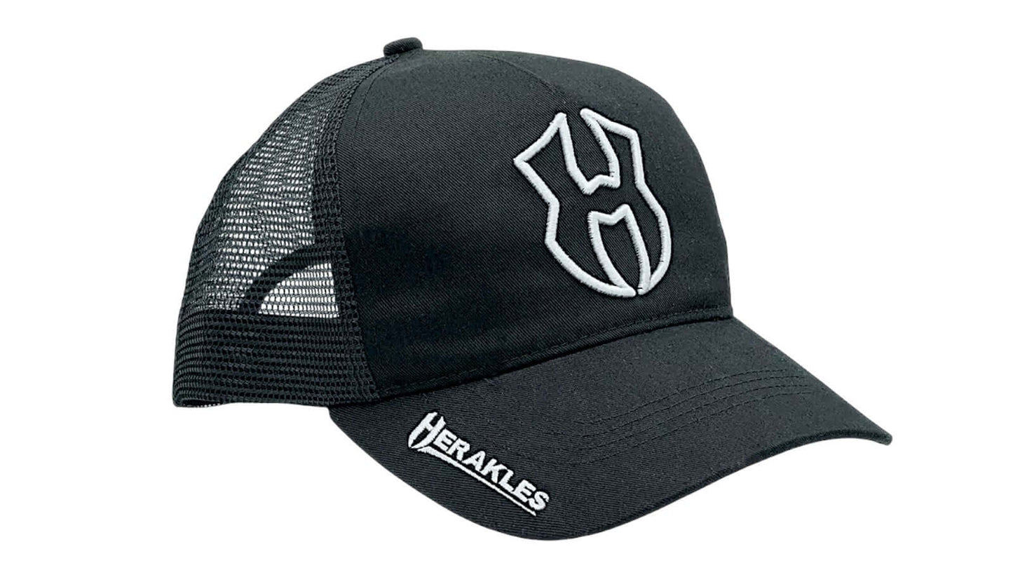 Herakles Black Trucker Cap FISHING TIME, è tempo di pesca!
