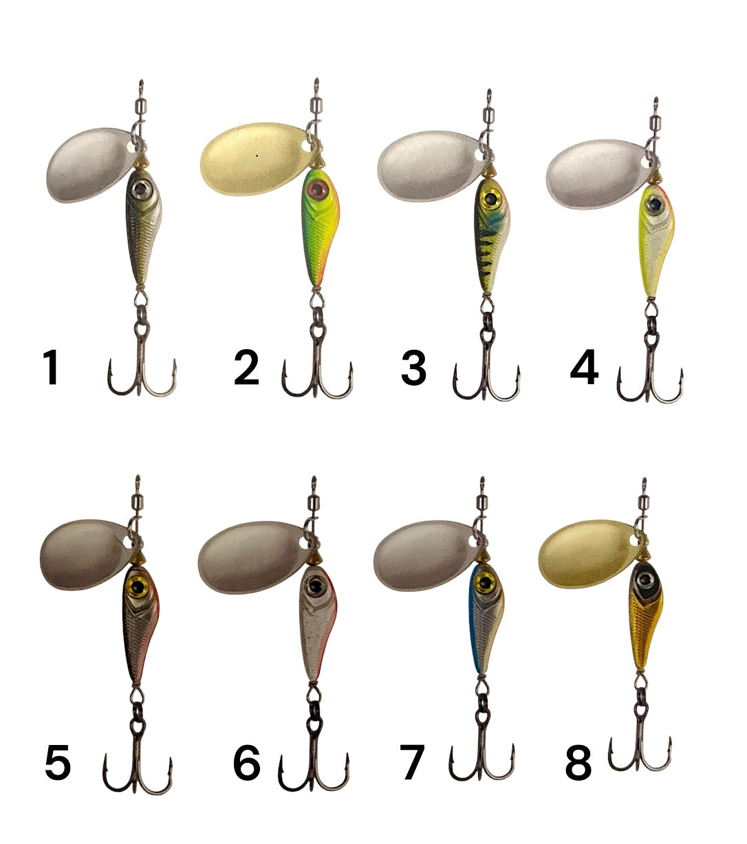 CRAZY SPINNER MINNOW * 5g / # 08 - COLORE 8 - FISHING TIME, è tempo di pesca!