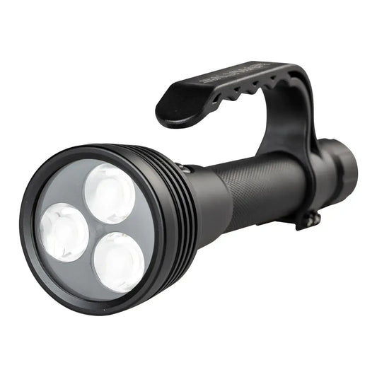 Salvimar Mizar Torcia Subacquea 4200 Lumen con tre LED SST40 per illuminazione intensa.