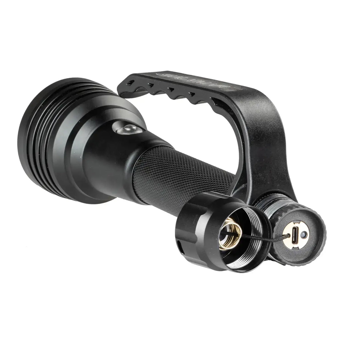 Salvimar Mizar Torcia Subacquea 4200 Lumen con impugnatura e porta USB per ricarica.
