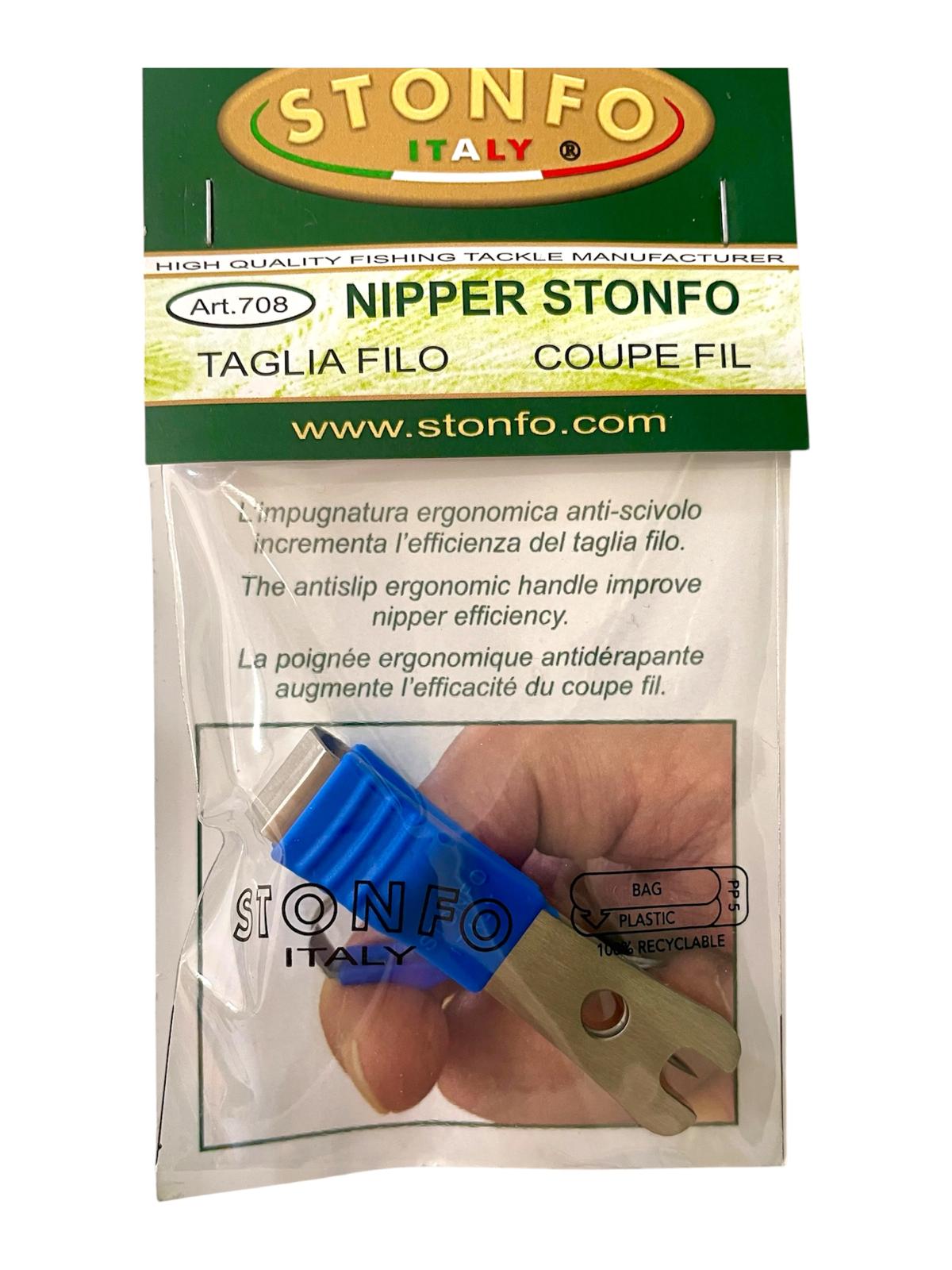 Nipper Stonfo – Taglia Filo in Acciaio Inox con Spillo Pulisci-Occhiello