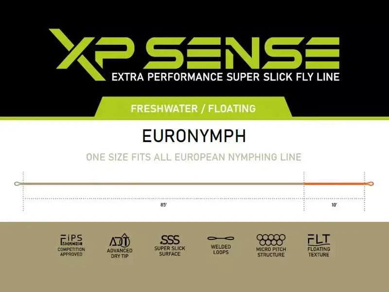 LMF XP Sense Fly Line Euro Nymph