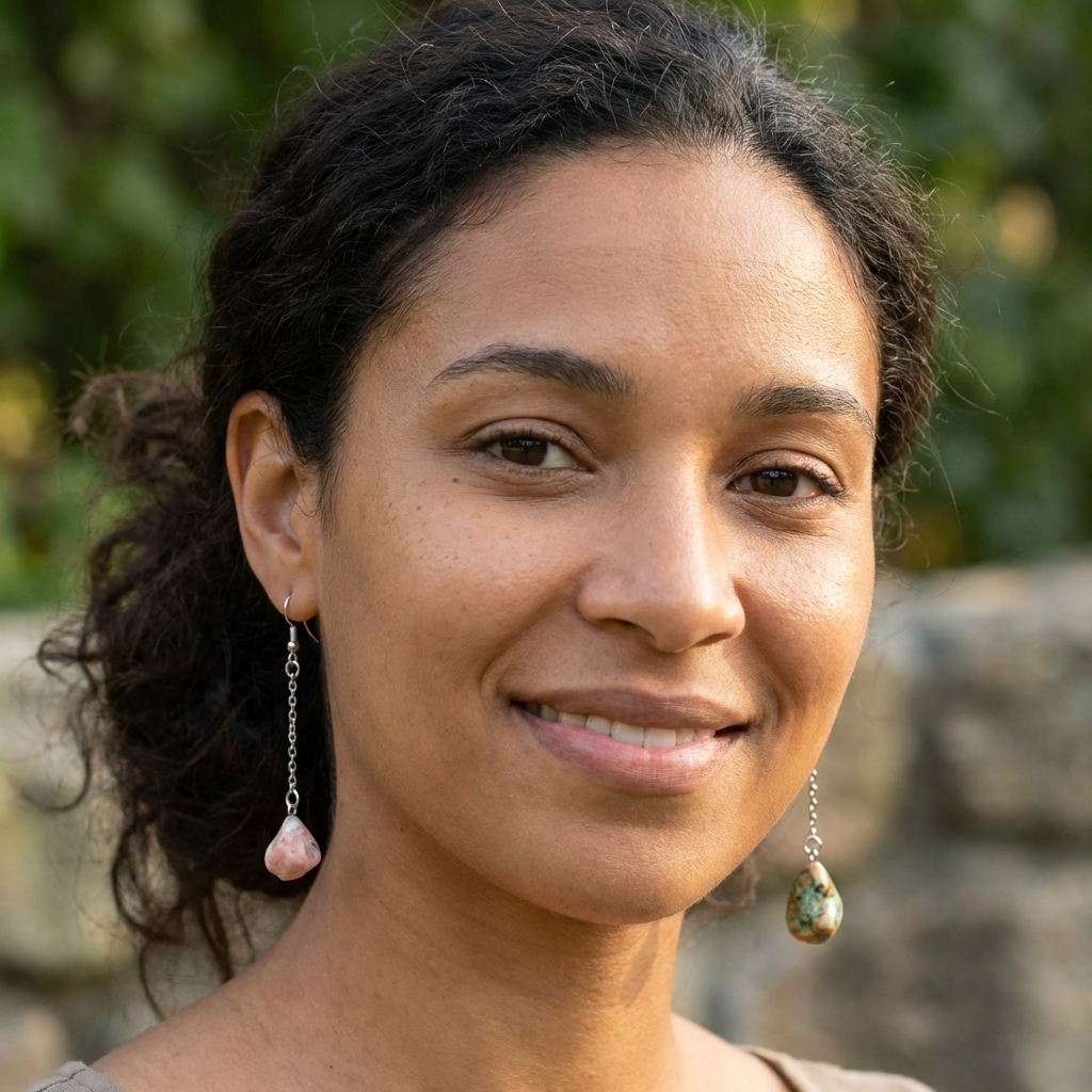 Handcrafted Dangle Earrings with Natural Stones from Valsesia – Harmony between Nature and Design