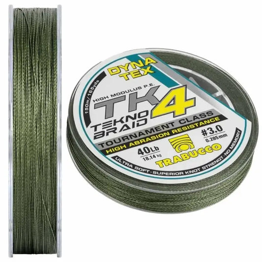 DYNA TEX TK4 TEKNO BRAID*MG*150m/6b*0.100 mm - FISHING TIME, è tempo di pesca!