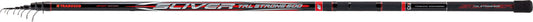 Trabucco Sliver TRL Strong MLT fishing rod with adjustable length for trout fishing in streams.