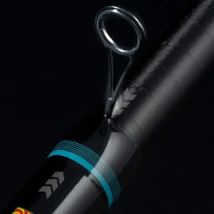 Trabucco Spectrum SX Bolo close-up image of the rod guide showcasing its sleek design and materials.