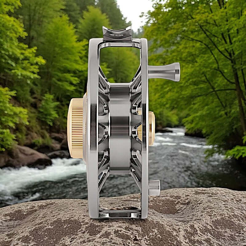 Loomis & Franklin Fly Reel ULT Gold 85mm #4/5/6 FISHING TIME, è tempo di pesca!