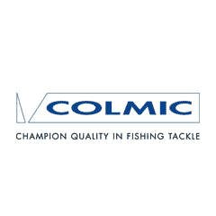 Logo COLMIC con la scritta Champion Quality in Fishing Tackle, simbolo di eccellenza nella pesca.