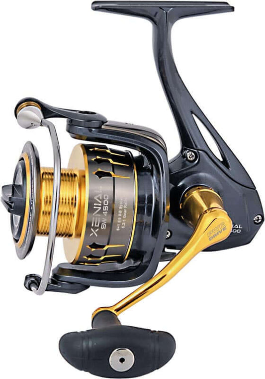 Mulinello da spinning e da fondo Xenial SW FA, design resistente e fluido, ideale per pesca in mare.