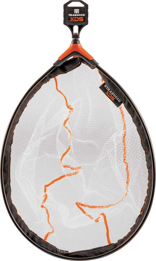Trabucco XDS Easy Scoop Mono 6×6 Mesh, lightweight fishing net for competitive angling, designed for speed and precision.