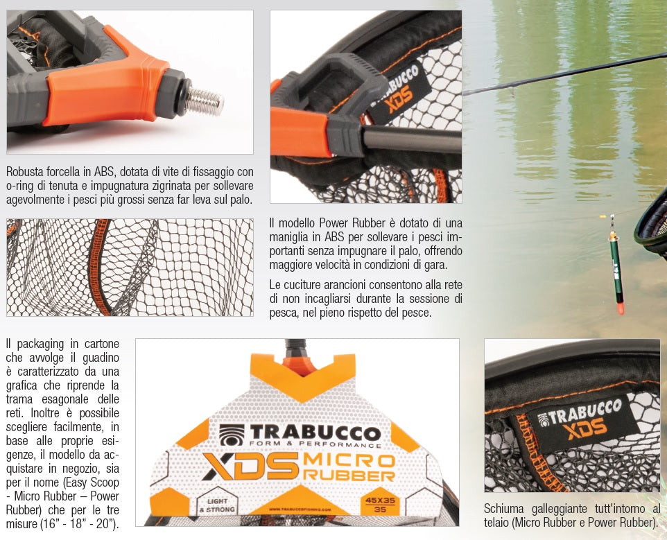 Trabucco XDS Micro Rubber 2×3 Mesh – Testa Guadino 2026