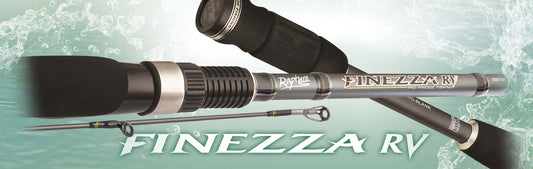 Canna da spinning Finezza RV, realizzata in carbonio ad alto modulo, per tecniche leggere e ultra-light.