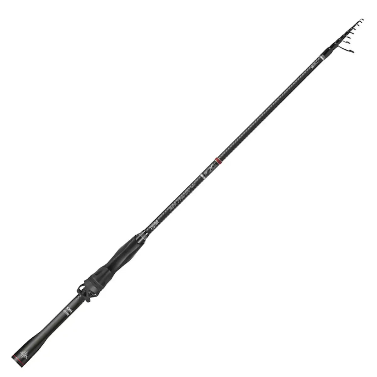 Rapture Big Trout – canna spinning telescopica per la pesca alla trota con design in carbonio CX-1 Micro Pitch.
