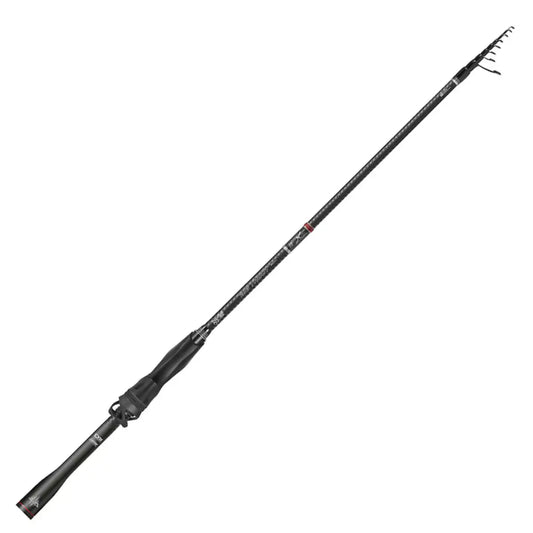 Rapture Big Trout – canna spinning telescopica per la pesca alla trota con design in carbonio CX-1 Micro Pitch.