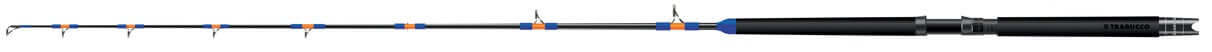 Meridian Live Trolling canna da pesca lunga 1,80 metri, ideale per la traina costiera e predatori.