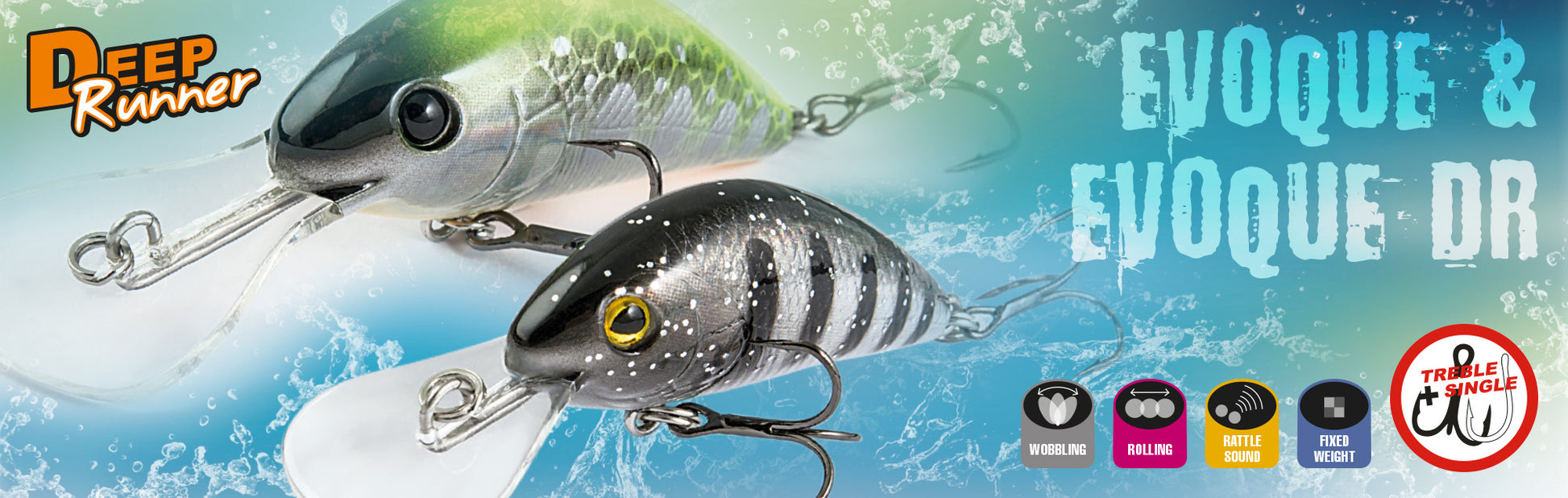 RAPTURE PRO EVOQUE F YNT 40mm/3.5g - YAMAME NATIVE - FISHING TIME, è tempo di pesca!