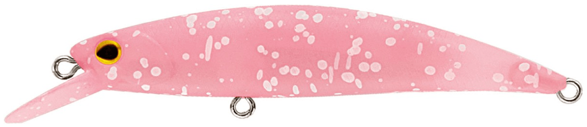 Rapture Bakin Native S 70mm 8.5g minnow affondante per trote selvatiche in acque correnti, colorazione rosa.