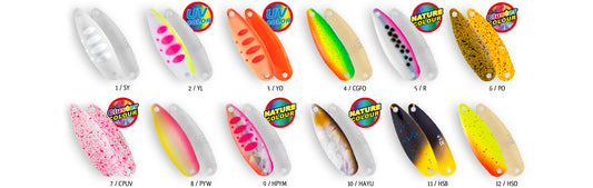 Rapture Native Spoon 2,6g / 36mm - COLORE CPUV - FISHING TIME, è tempo di pesca!