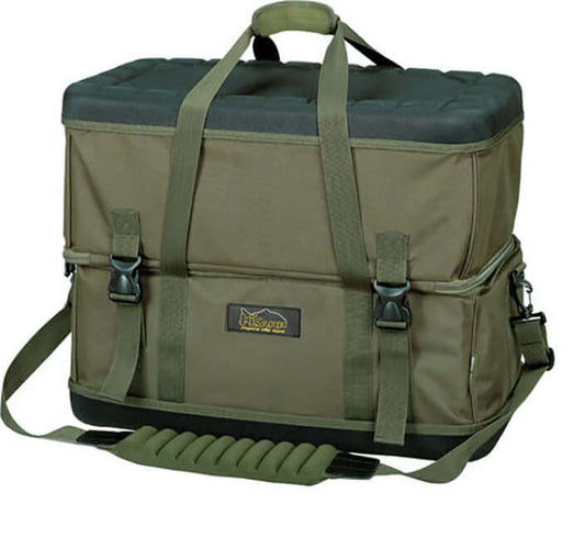 K-Karp GLADIO COMBI CARRYALL with durable design and multiple storage options for fishing gear.