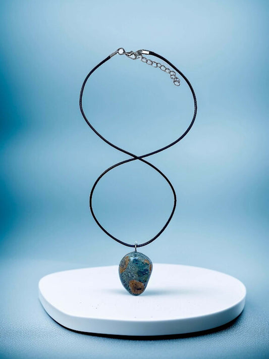 Collana Artigianale con Pietre Naturali dei Fiumi della Valsesia.