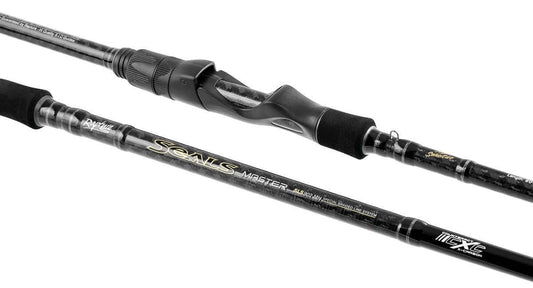 Rapture Seals Master canna da spinning con design reattivo e preciso, realizzata in carbonio ad alto modulo.