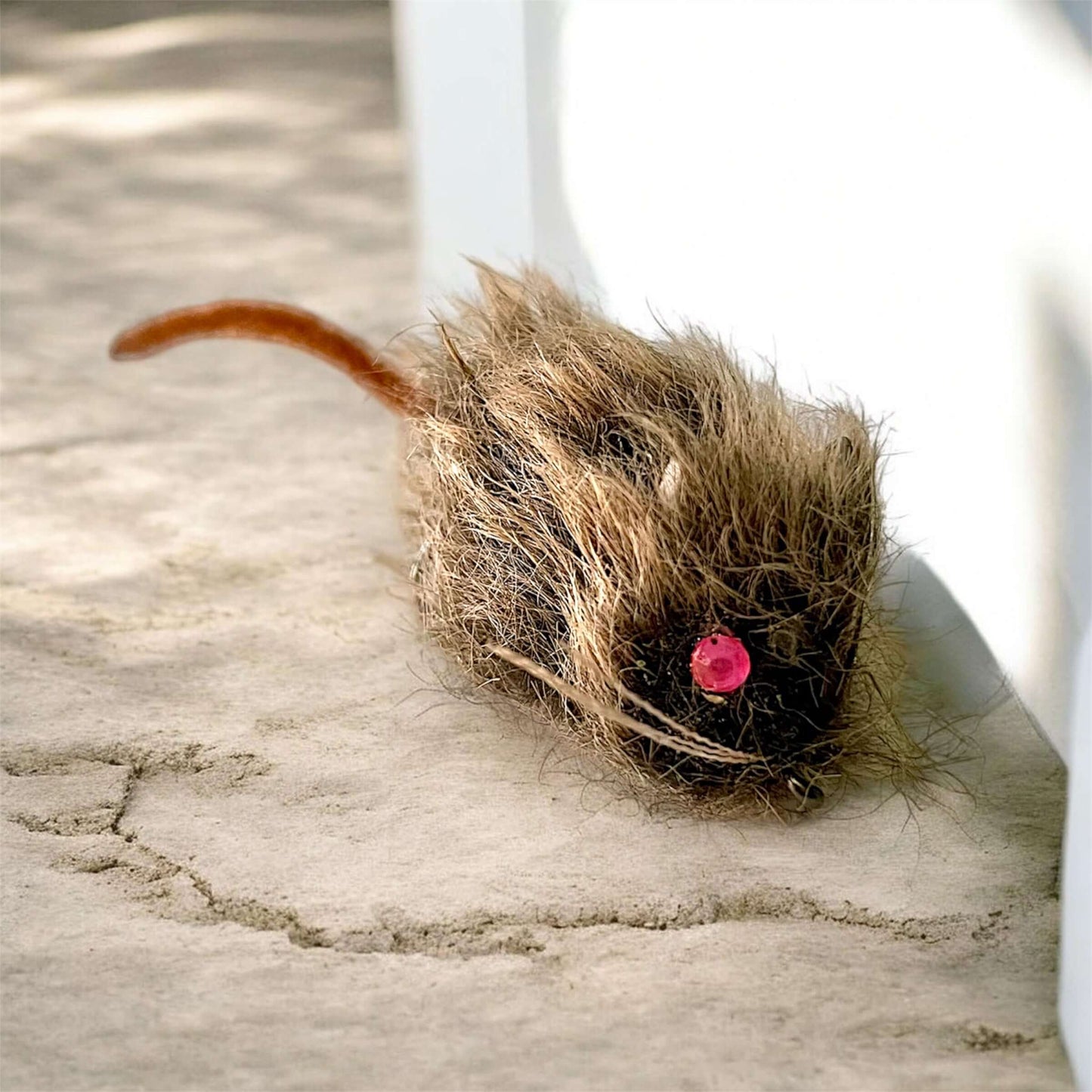 Streamer Topolino, streamer artigianale per la pesca a mosca, realizzato con materiali naturali per attrarre pesci predatori.