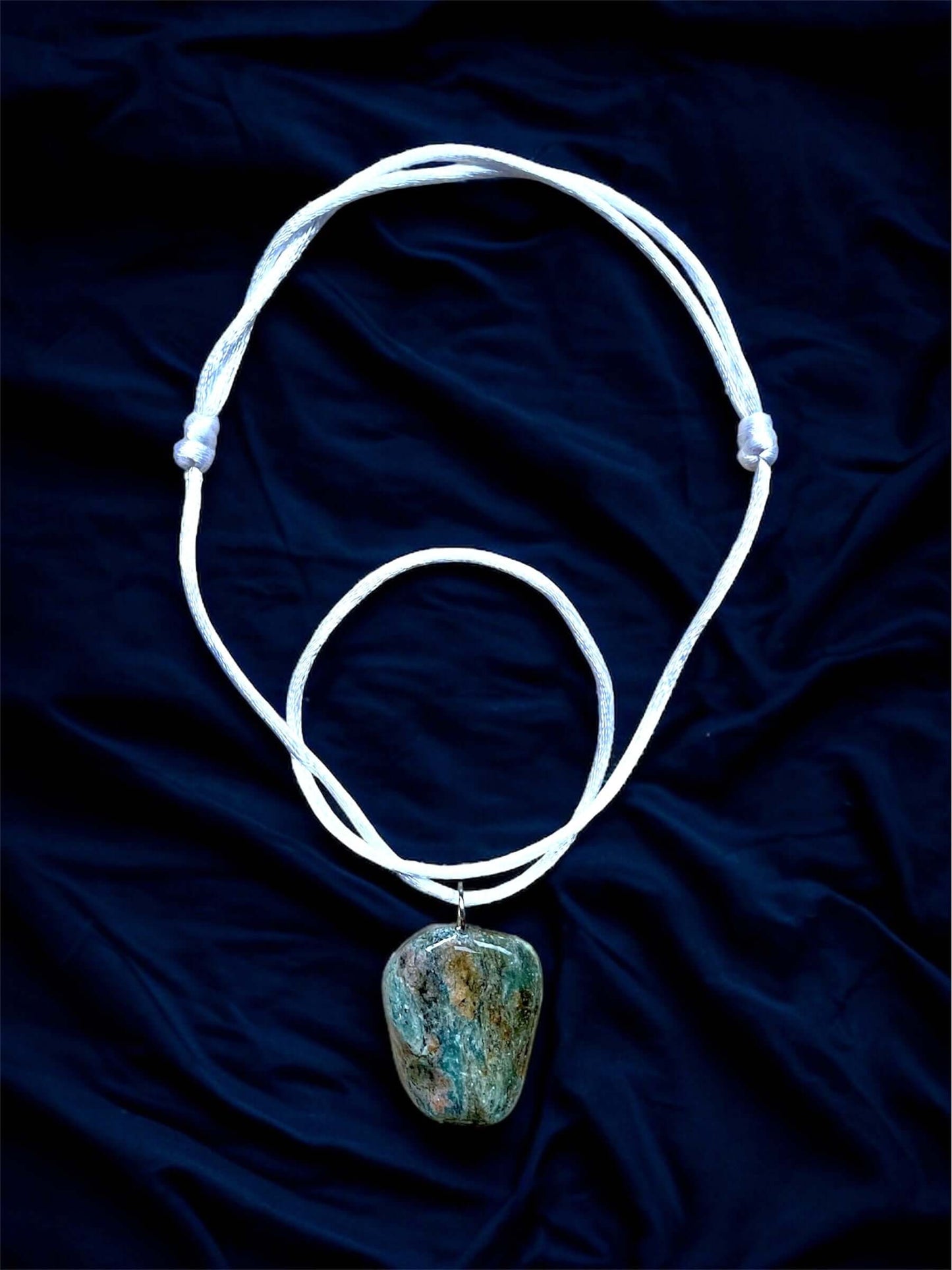 Collana Artigianale con Pietra Naturale dei Fiumi della Valsesia