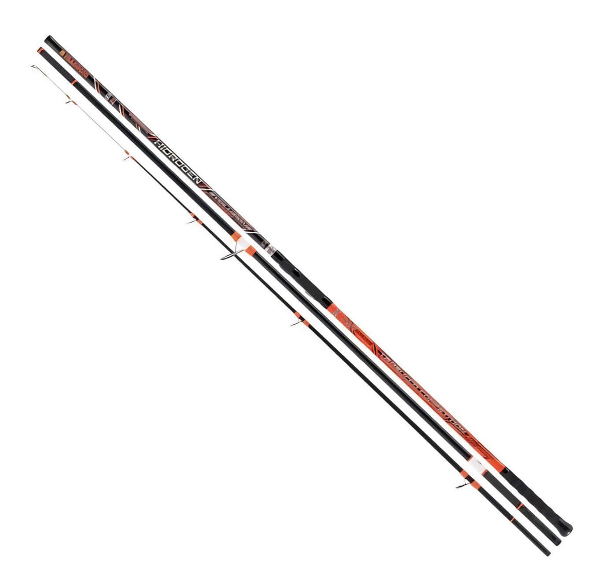 Trabucco Hidrogen Competizione KW surfcasting rod showcasing power and sensitivity with a high modulus carbon blank.