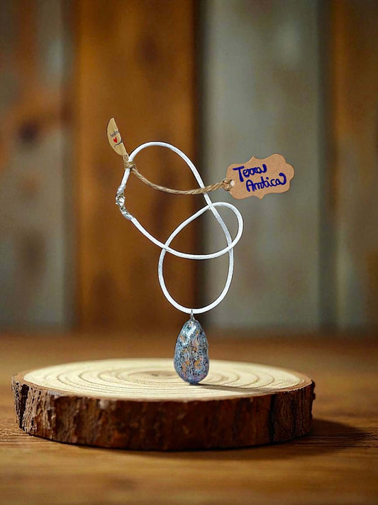 Collana Artigianale con Pietre Naturali dei Fiumi della Valsesia.