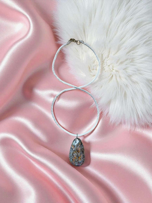 Collana Artigianale con Pietre Naturali dei Fiumi della Valsesia.