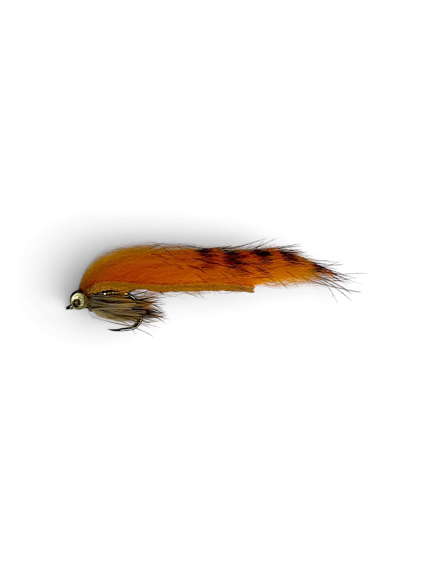 Fish Baits crafted streamer artigianali displayed on foam, showcasing quality materials and vibrant colors for fishing.