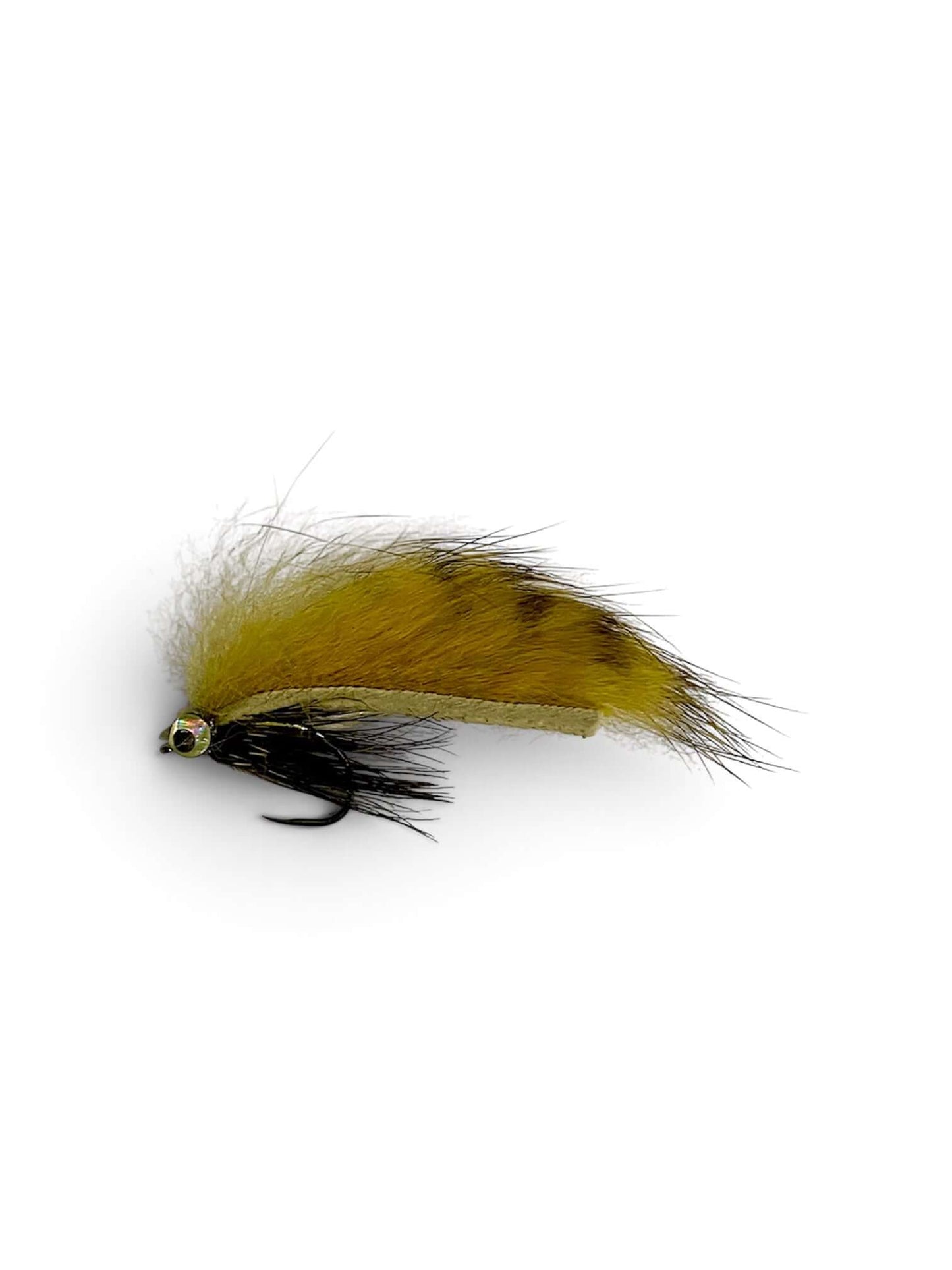 Fish Baits crafted streamer artigianali displayed on foam, showcasing quality materials and vibrant colors for fishing.