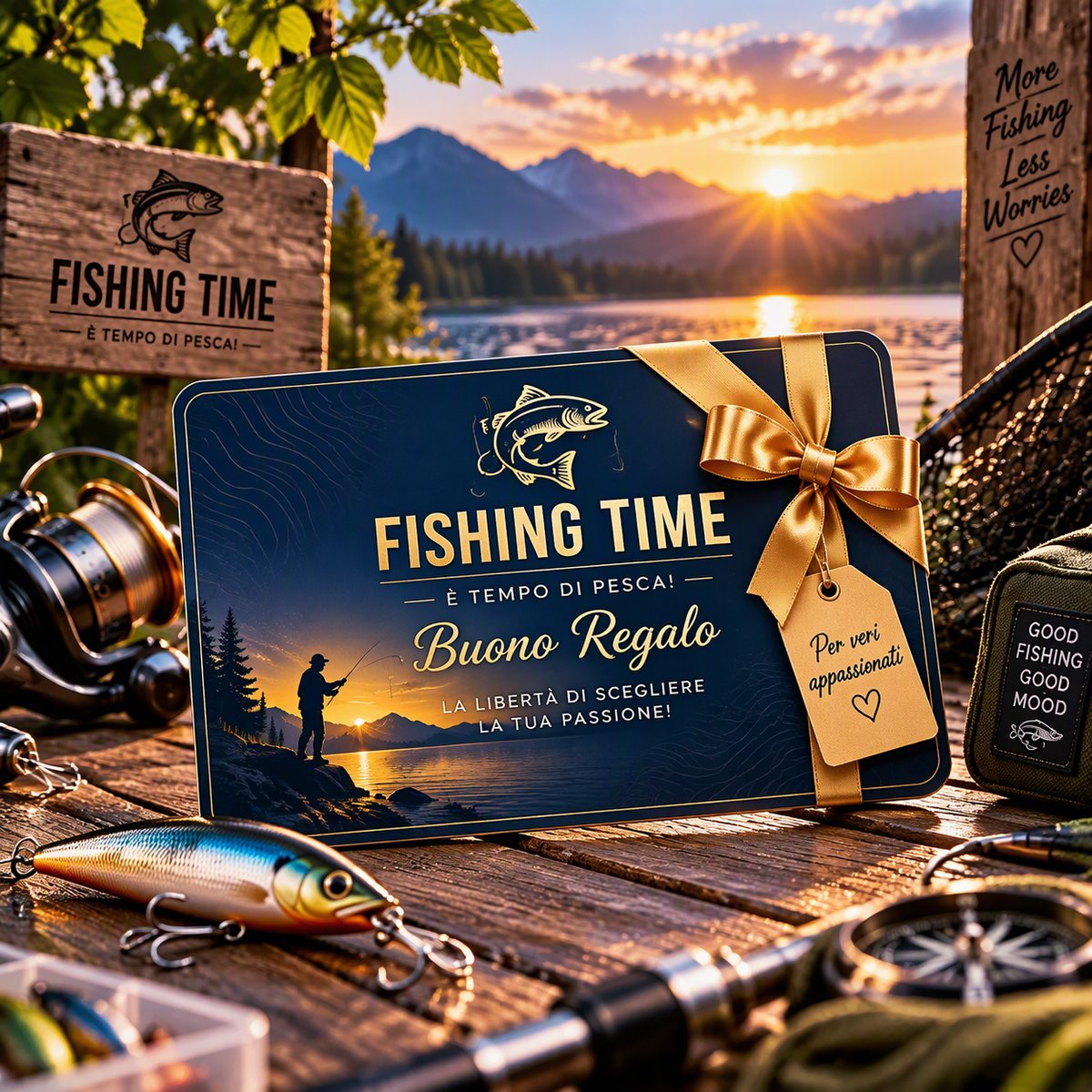 Buono Regalo FISHING TIME, è tempo di pesca!