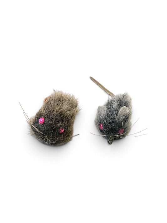 Streamer Topolino, streamer artigianale per la pesca a mosca, realizzato con materiali naturali per attrarre pesci predatori.