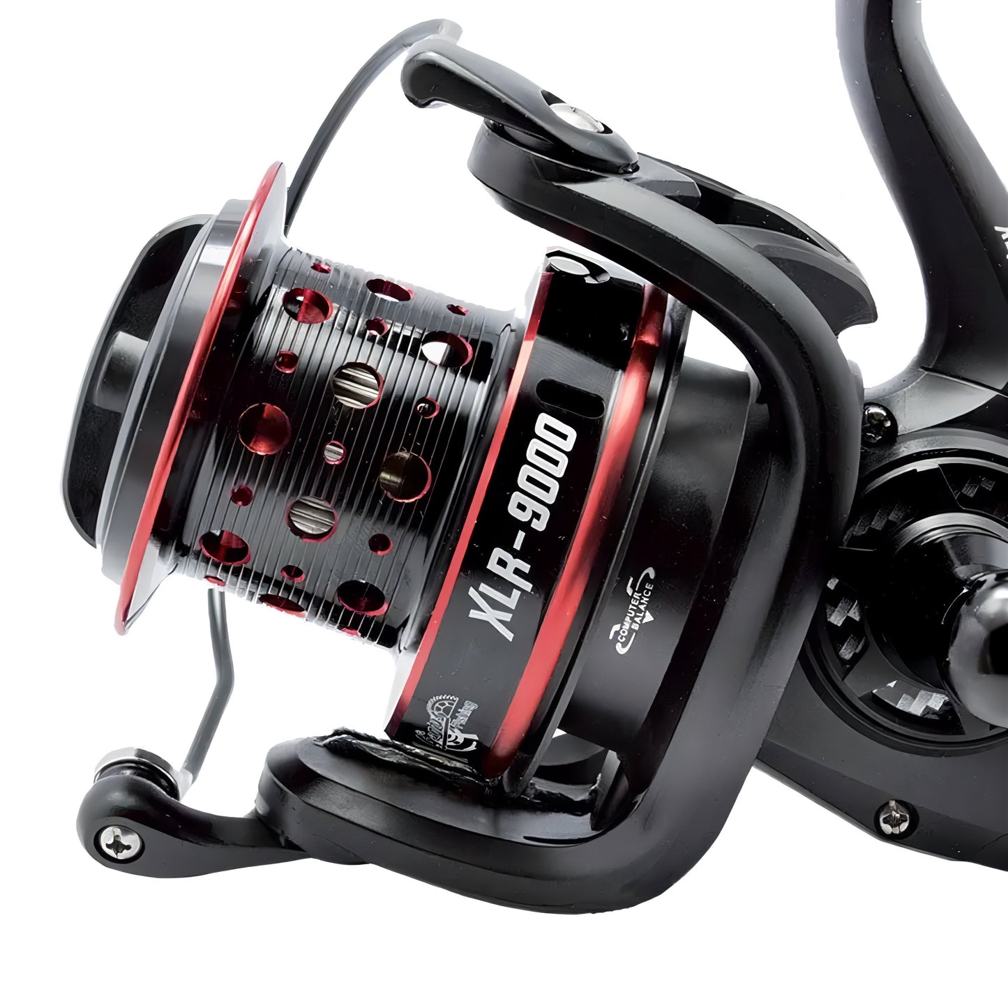 Expert Predator XLR surf casting reel with metal spool and durable graphite body.