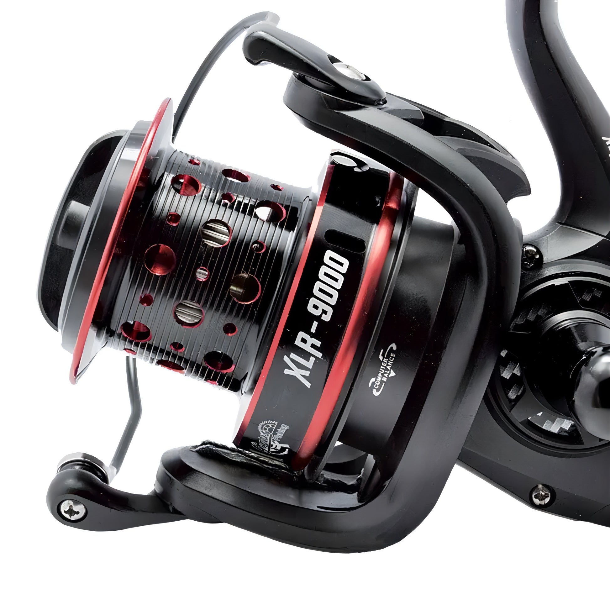 Expert Predator XLR surf casting reel with metal spool and durable graphite body.