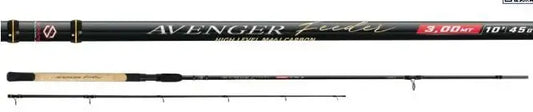 Colmic Avenger Feeder 3 Sezioni + 3 Cime in Carbonio fishing rod with high modulus carbon construction