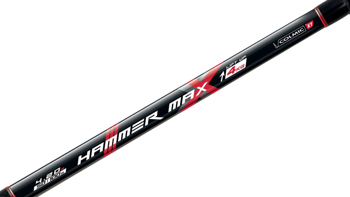 Colmic Hammer Max fishing rod showcasing its robust design for challenging fishing situations.