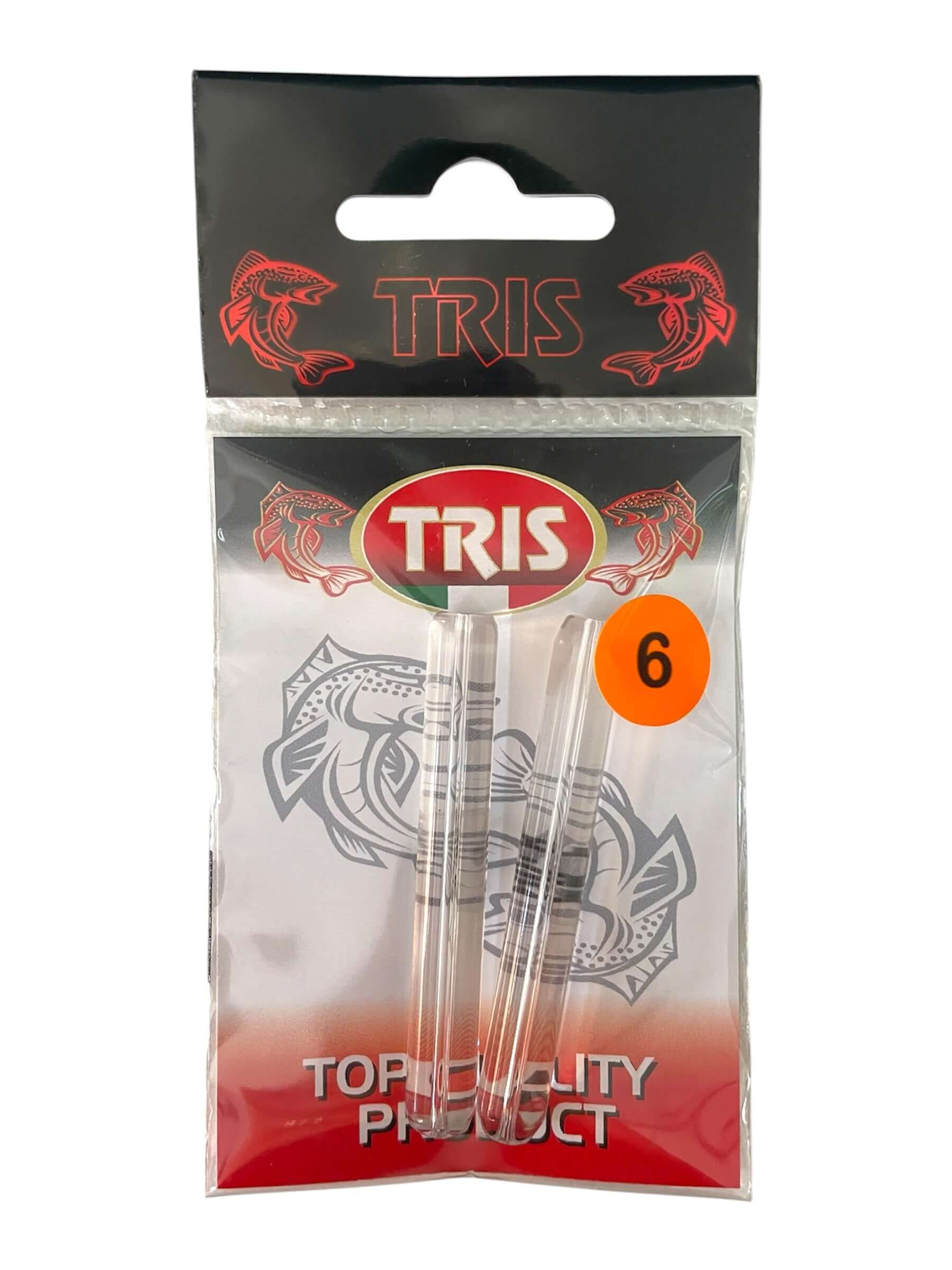 Pacchetto di Vetrini TRIS in vetro calibrato, accessori da pesca di alta qualità.
