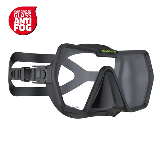 Salvimar Drake Anti-Fog – Maschera Monovetro con Cinghiolo in Silicone