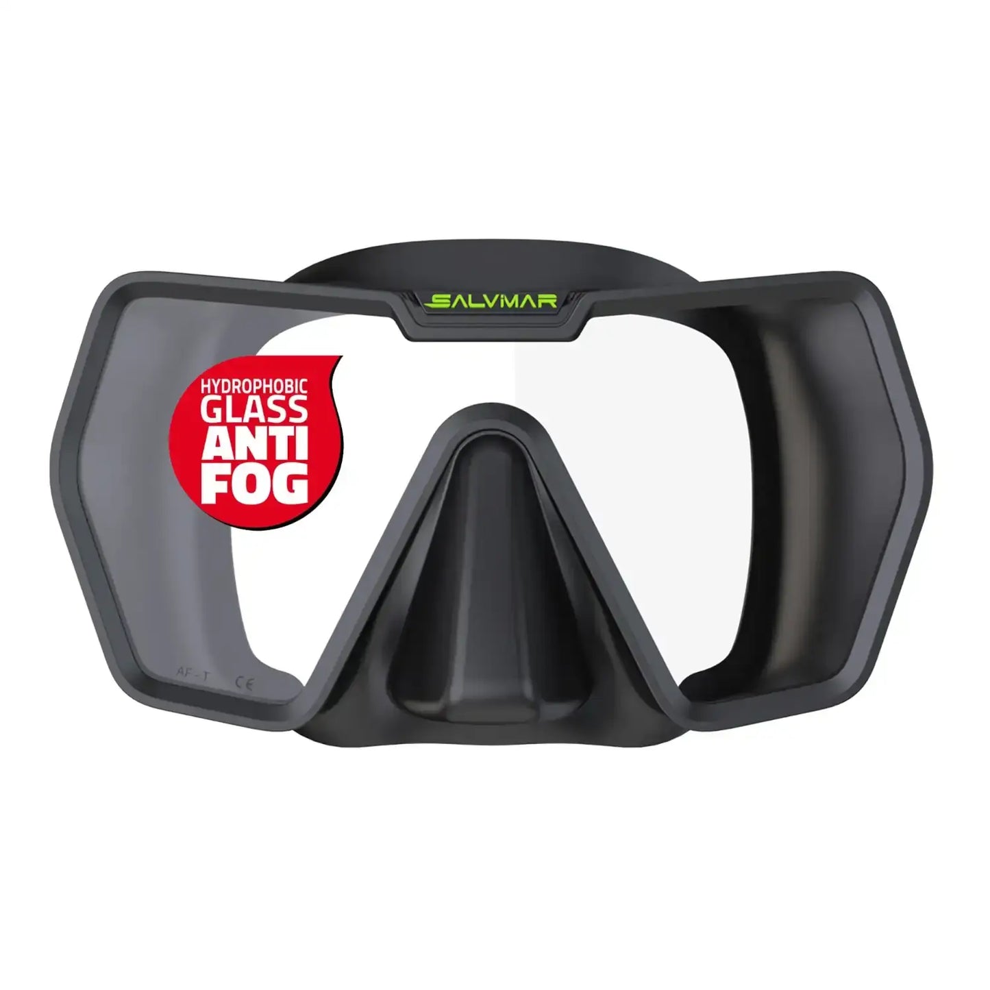 Salvimar Drake Anti-Fog – Maschera Monovetro con Cinghiolo Elastico