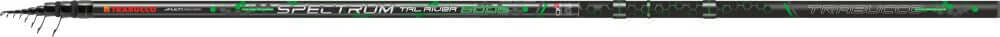 Trabucco Spectrum TRL River MLT canna telescopica da torrente per pesca alla trota, dettagli sul design e materiali.