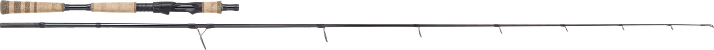 Loomis & Franklin LMF Swimbait Spinning IM7 rod showcasing carbon design for effective fishing.