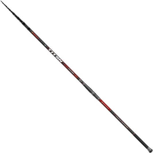 Trabucco Titan XXH Power Sturgeon - No Limits, telescopic fishing rod designed for sturgeon fishing.