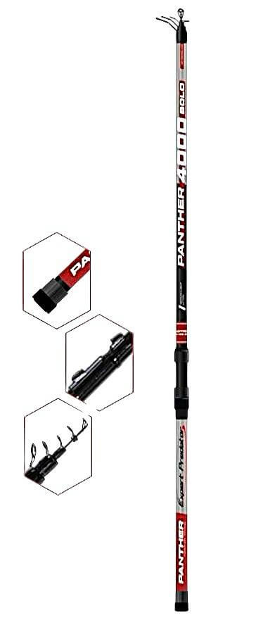 Canna Bolognese Expert Predator Panther, telescopic fishing rod with robust design and versatile features.