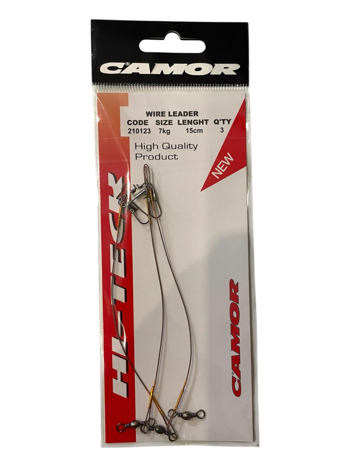CAMOR HI-TECH Wire Leader 7 kg – 15 cm (3 pezzi)